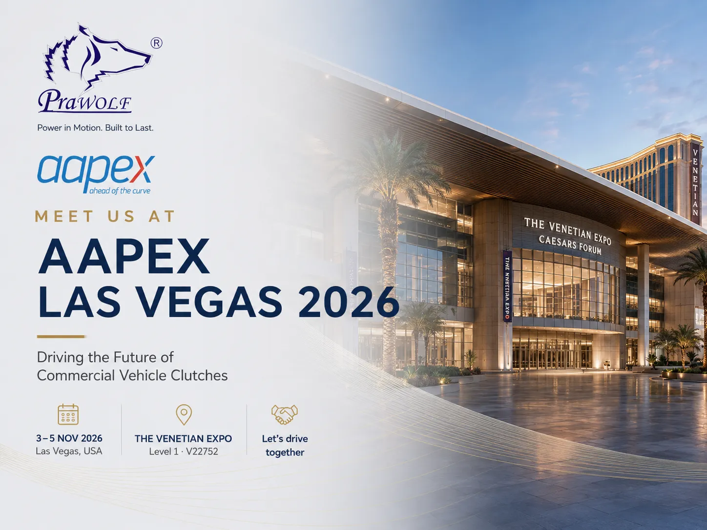 AAPEX 2026 PRAWOLF Booth
