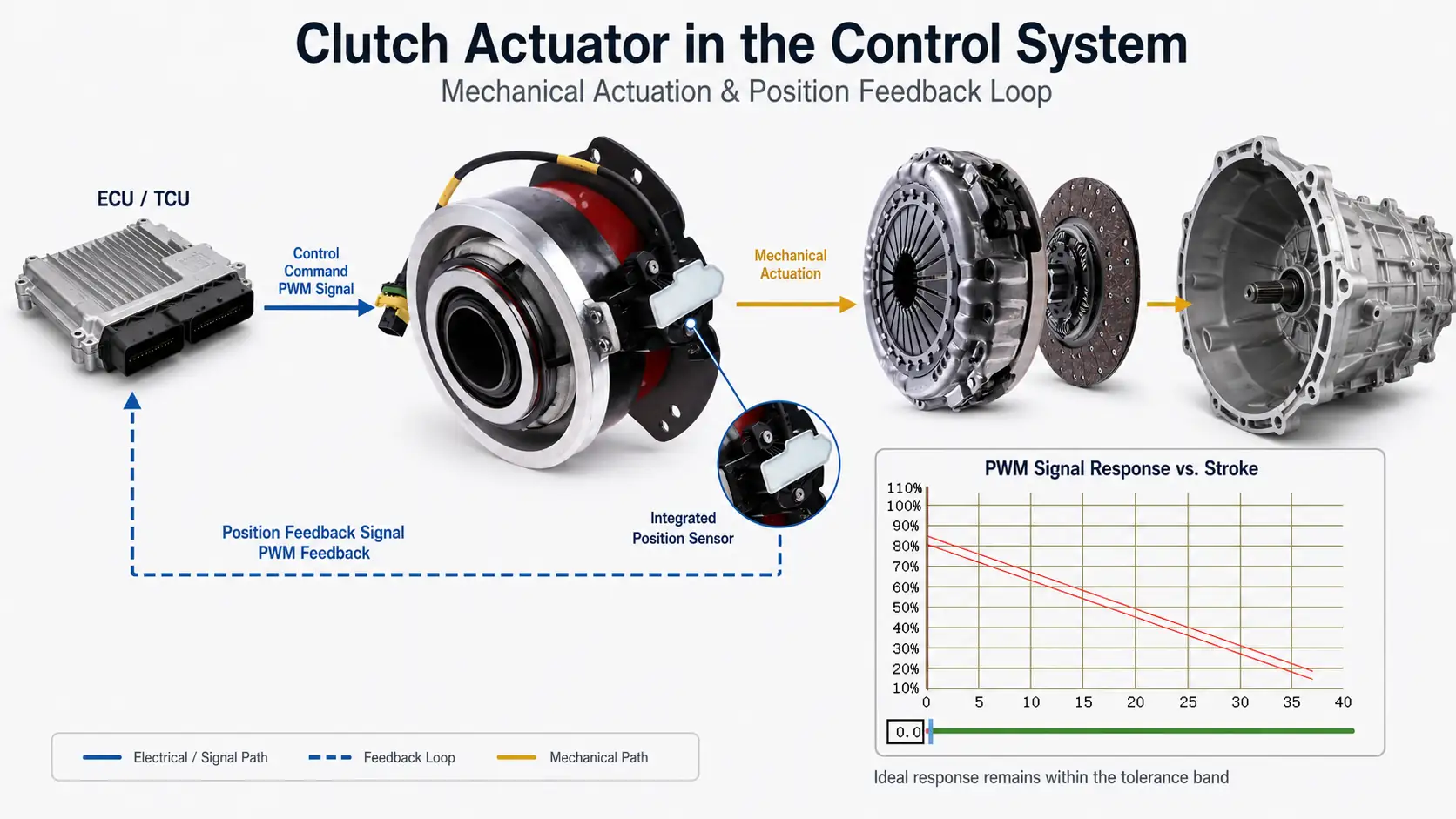 AMT clutch actuator technical overview