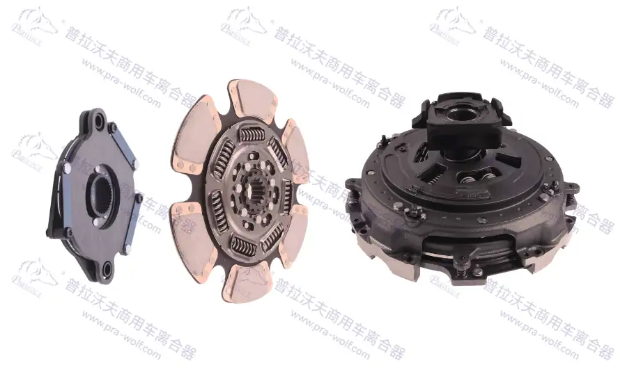PRAWOLF Clutch Kit 15.5" Twin Pull, Self-Adjusting 052 122 002 35