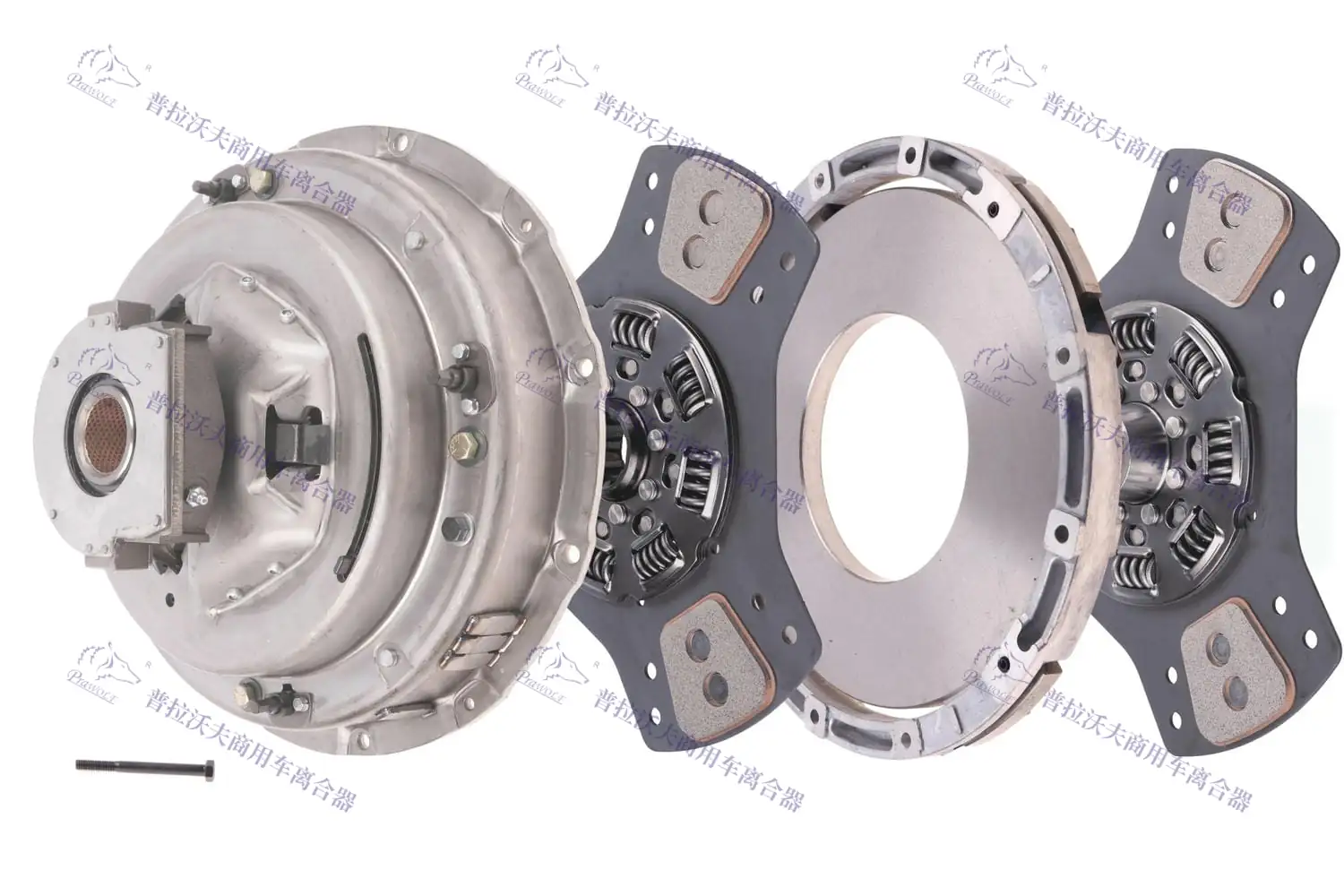 PRAWOLF Clutch Kit 14" Twin Pull, Self-Adjusting 052 109 500 10