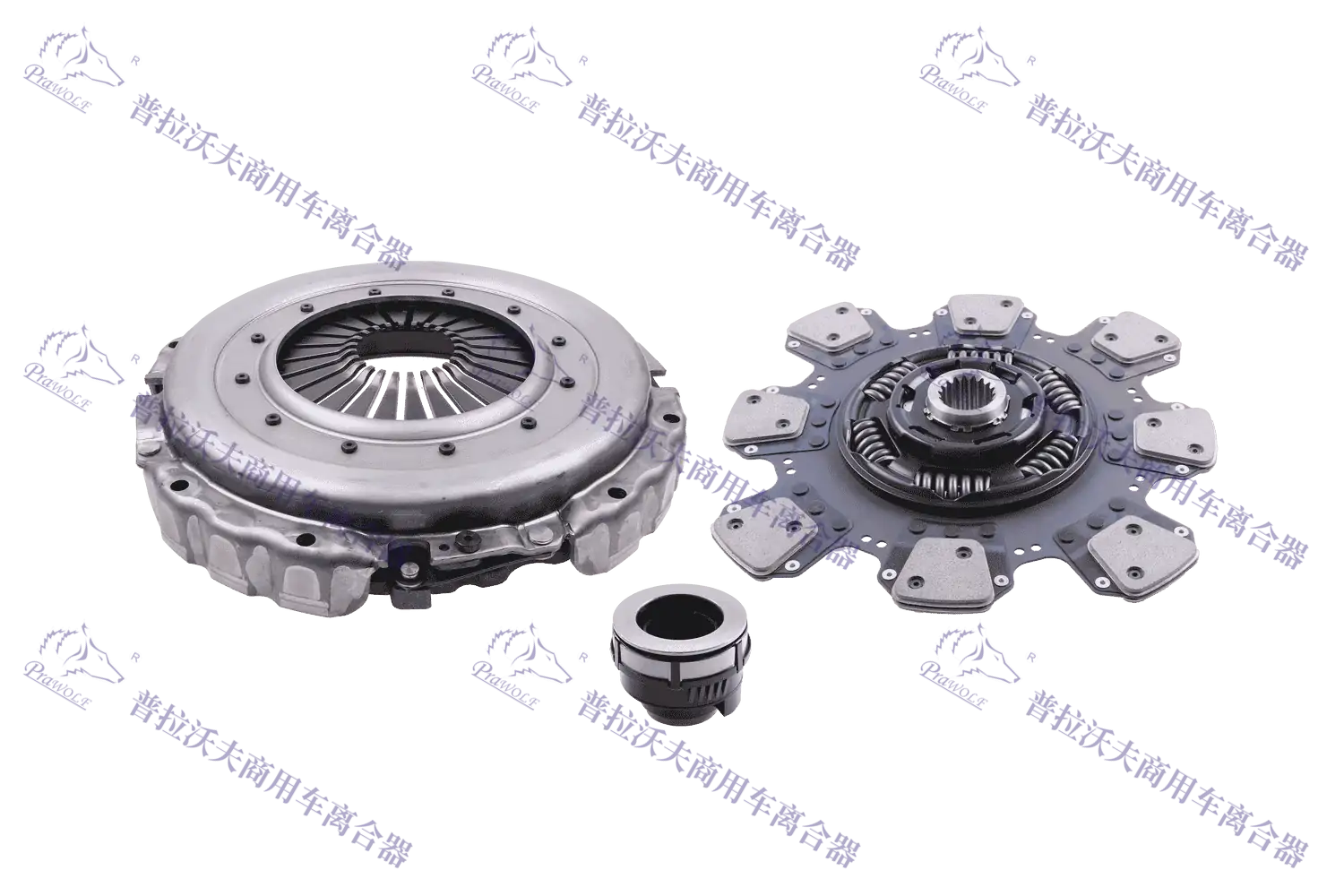 PRAWOLF Clutch Kit 395mm Push with automatic adjusting 052 700 526