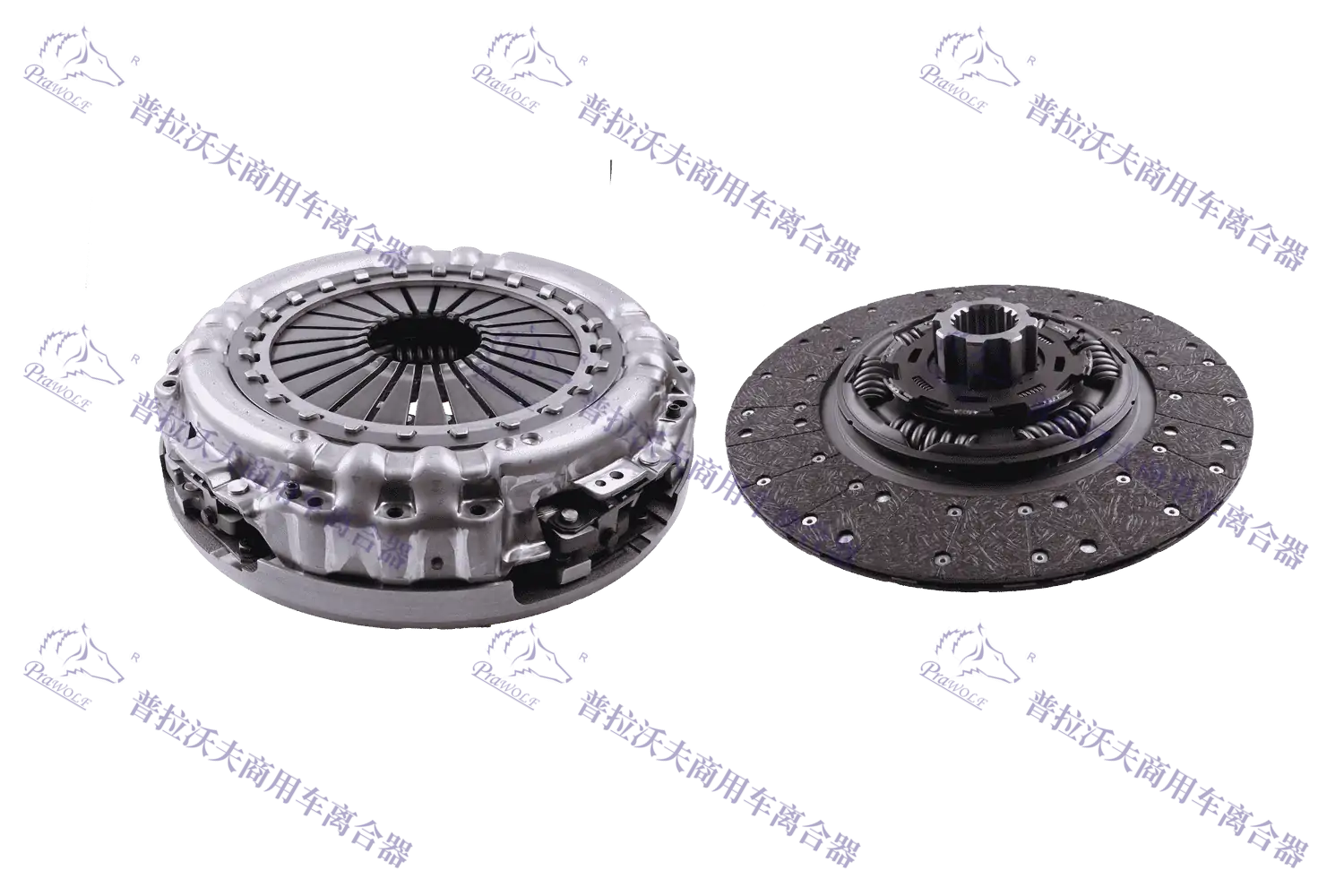 PRAWOLF Clutch Kit 400mm Twin Push with automatic adjusting 052 700 535