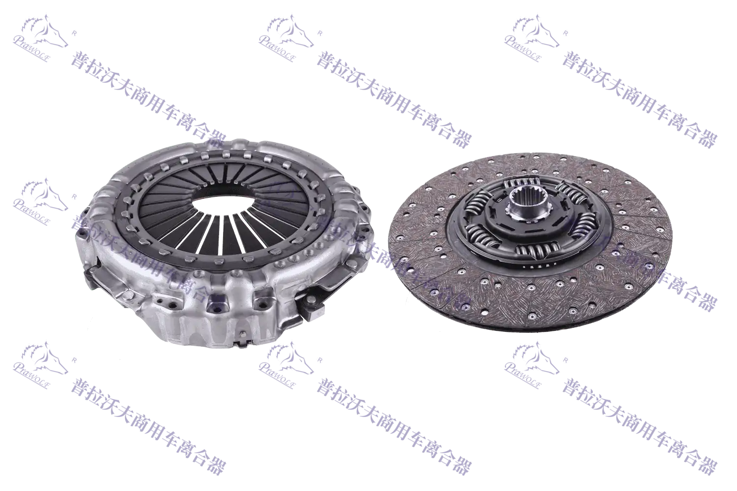 PRAWOLF Clutch Kit 430mm Push with automatic adjusting 052 700 543
