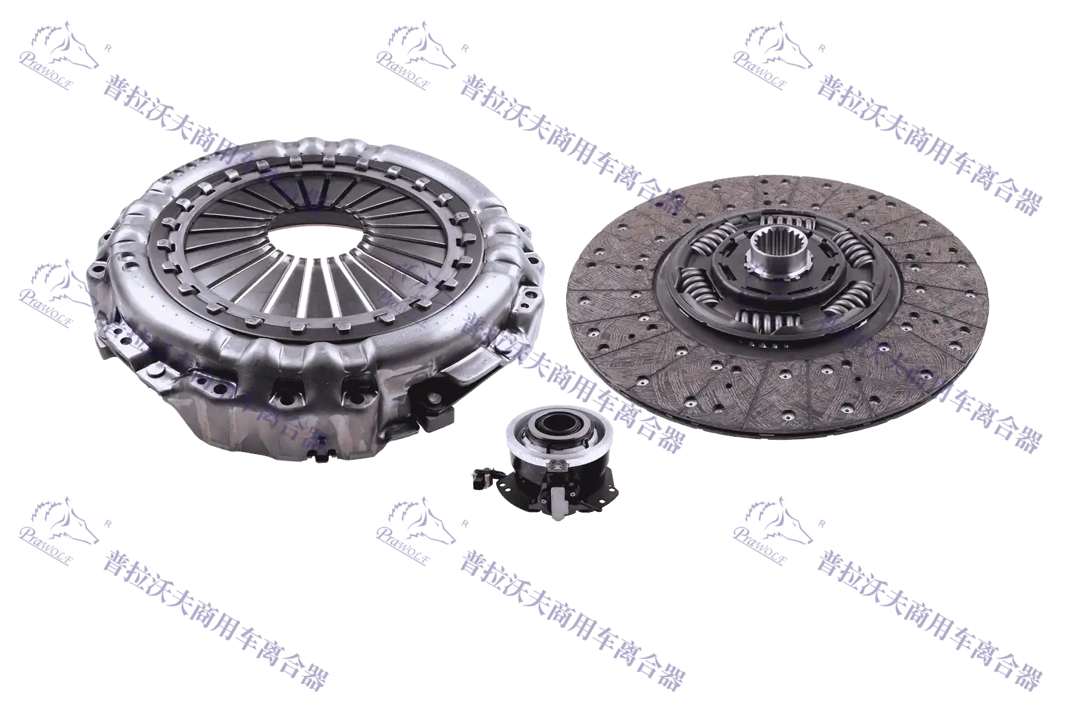 PRAWOLF Clutch Kit 430mm Push with automatic adjusting 052 710 071