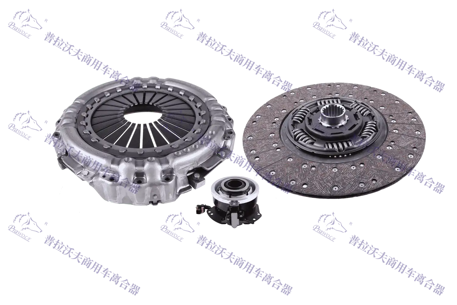 PRAWOLF Clutch Kit 430mm Push with automatic adjusting 052 710 075